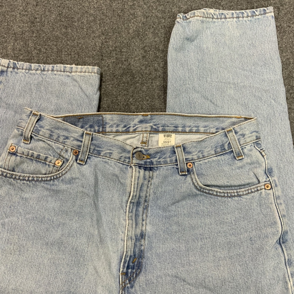 Vintage Levi’s 505 Jeans Men’s 34x30 Actual / Tagged W36 L30 Made USA 90s Light
